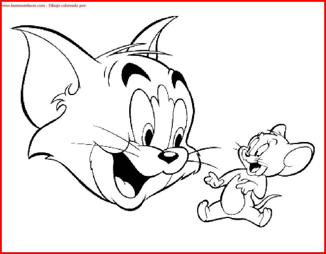 Dibujo De Tom Y Jerry Para Colorear E Imprimir